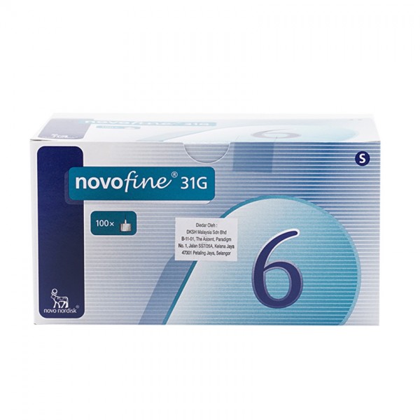 Novofine Needle 31Gx6Mm 100s