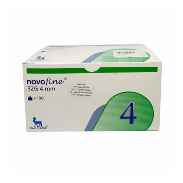 Novofine Needle 32Gx4Mm 100s