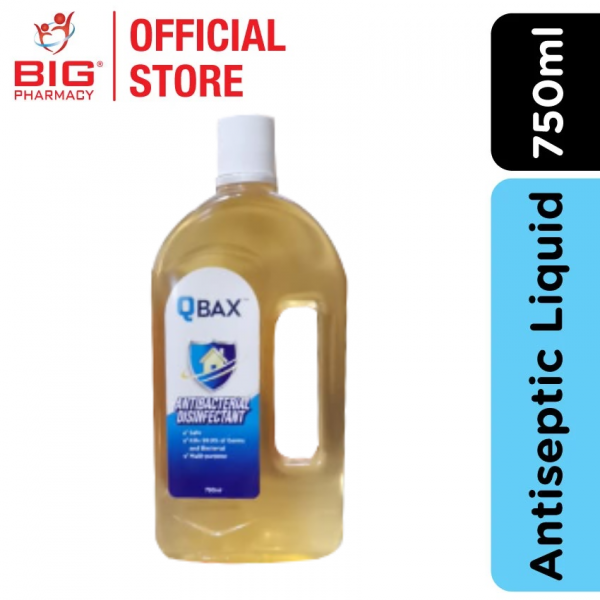 Qbax Antibacterial Disinfectant Liquid 750Ml