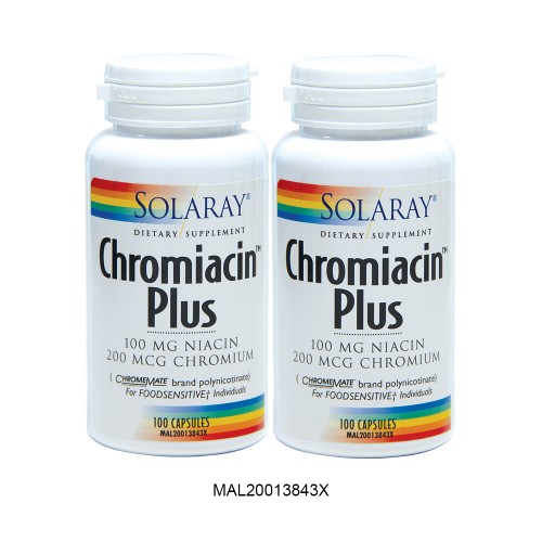 Solaray Chromiacin Plus 100S X2