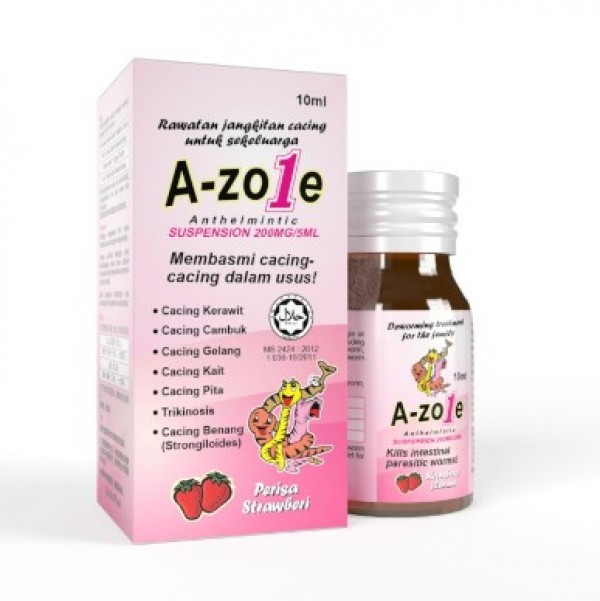A-Zole Susp. 200mg/5ml  (Strawberry) 10ml
