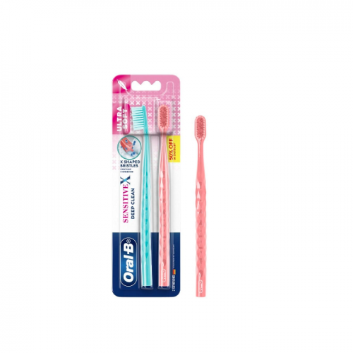 Oral-B Toothbrush Sensitive X Deep Clean 2S