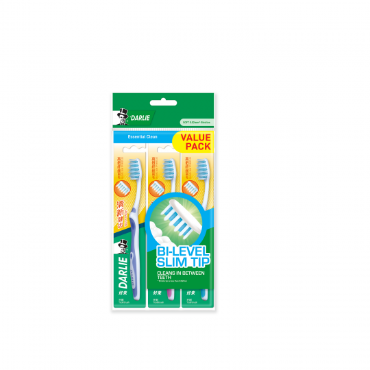 Darlie Toothbrush Wavy Fresh Value Pack (S) 3S