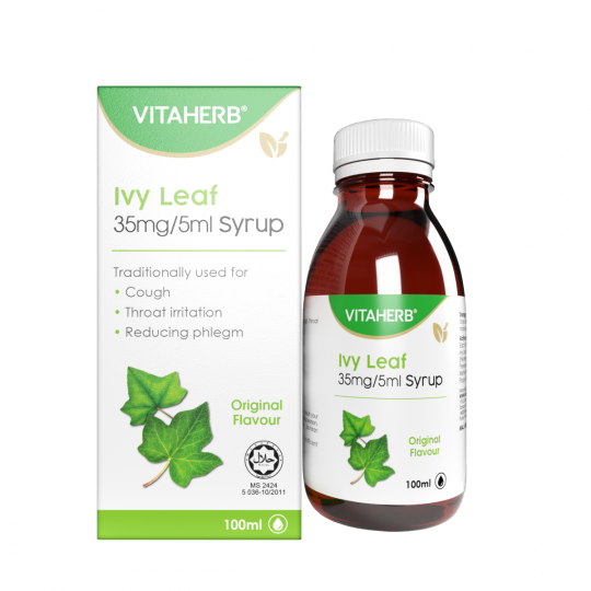 Vitaherb Ivy Leaf 35mg/5ml Syrup Original 100ml