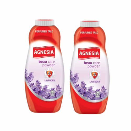 Agnesia Beau Care Powder (Lavender) 100g X2