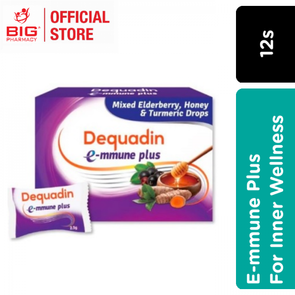 DEQUADIN E-MMUNE PLUS DROP BOX 12S
