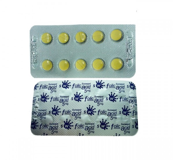 Sunward Folic Acid Tablet 10s x10
