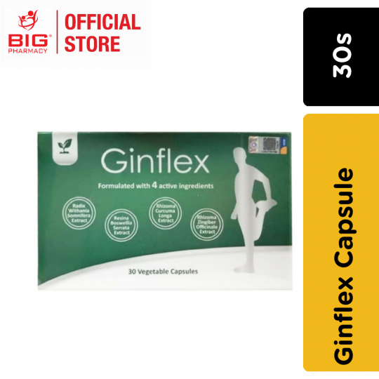 Ginflex veggie capsule 30s