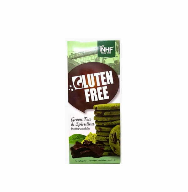 NHF G-Free Green Tea Cookies 180g (6X2Pcs)