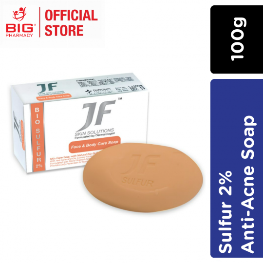 JF Sulfur 2% Anti-Acne Face & Body Soap 100g