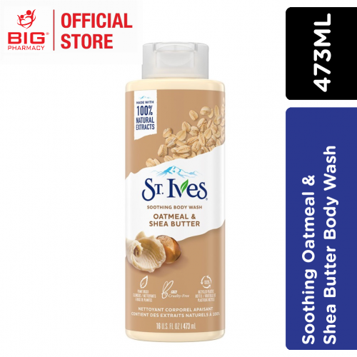 St Ives Soothing Oatmeal & Shea Butter Body Wash 473Ml