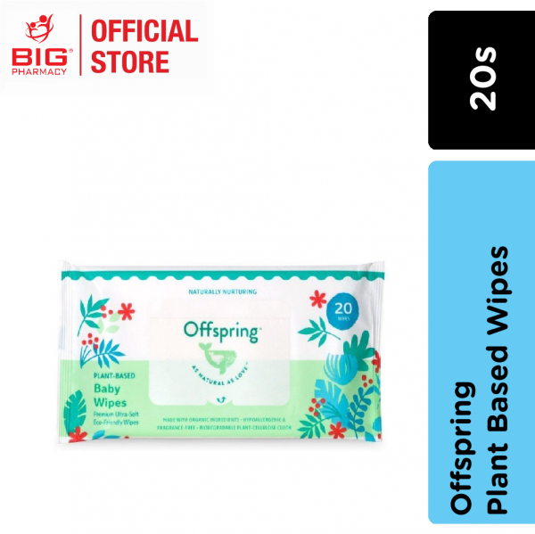 Offspring Plant Based Wipes 20S