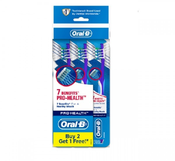 Oral-B T/Brush 7 Benefits Pro Health M 3S (B2F1) Polybag