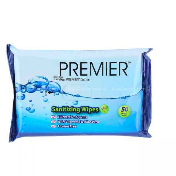 Premier Sanitizing Wipes 1s X50