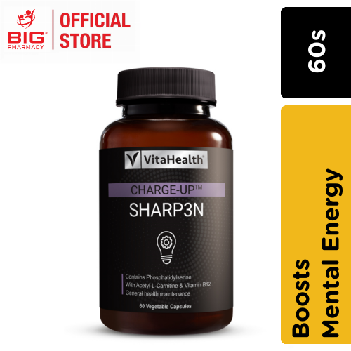 Vitahealth Charge-up Sharp3n 60s