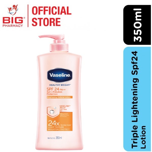 Vaseline Healthy Bright Sun + Polltion Protect Spf 24 Lotion 350ml