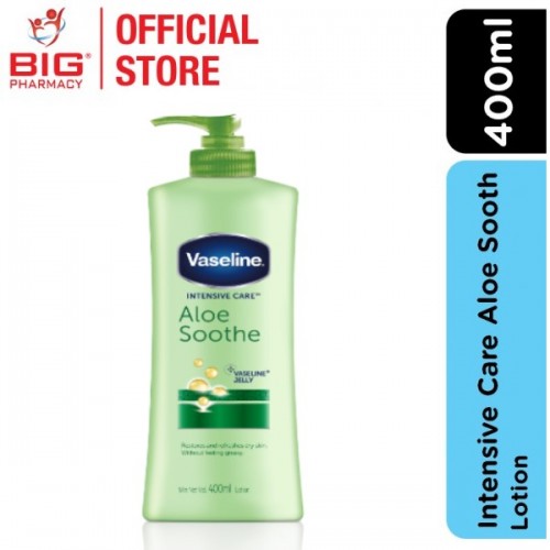 Vaseline Intensive Care Aloe Soothe Lotion 400ml (Green)