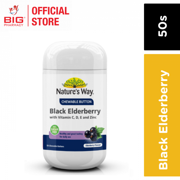 Natures Way Adult Black Elderberry 50s