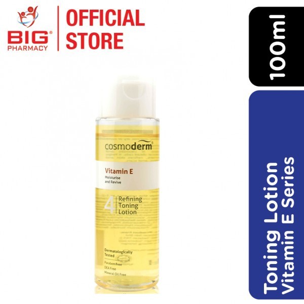 COSMODERM VITAMIN E TONING LOTION WITH ROSEHIP OIL 100ML