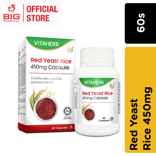 Vitaherb Red Yeast Rice 450mg 60s