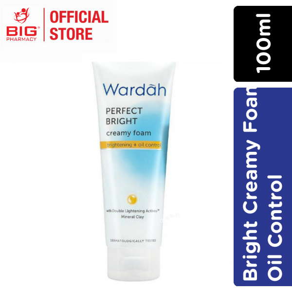 Wardah Perfect Bright Creamy Foam Brightening + Oil Control 100ml