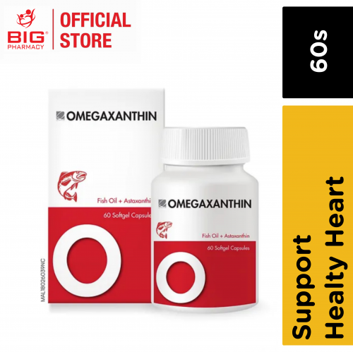 Omegaxanthin Epa 500, Dha 200+Astaxanthin 2mg 60s