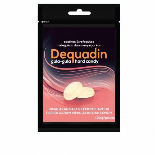 Dequadin Hard Candy Himalaya Salt & Lemon 35g (ZIP)