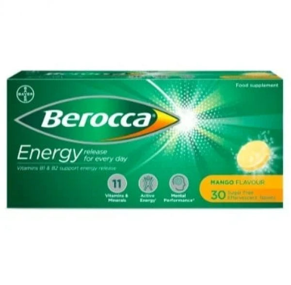 Berocca Effervescent Tablets (Mango) 15sx2