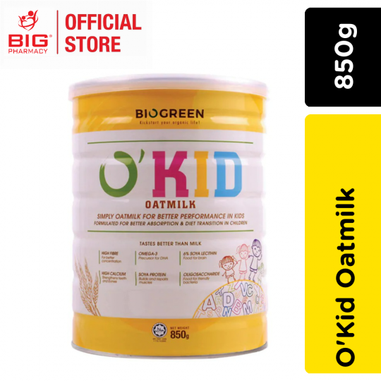 Biogreen O'Kid Oatmilk 850g