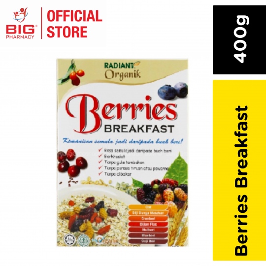 Radiant Code Organic Berries Breakfast 400g