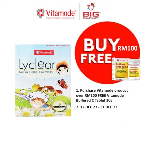 Vitamode Lyclear Control Lice Herbal Shampoo 40ml