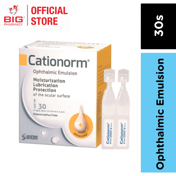 Cationorm Ophthalmic Emulsion 30s