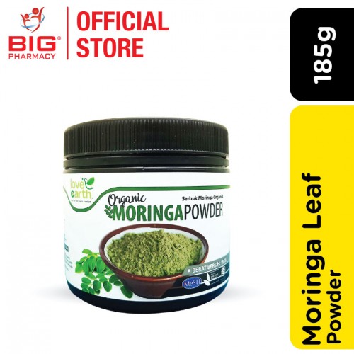 Love Earth Organic Moringa Leaf Powder 185g
