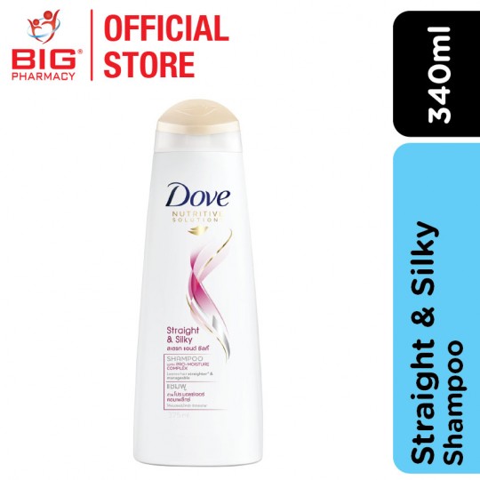 Dove Shampoo Straight & Silky 340ml