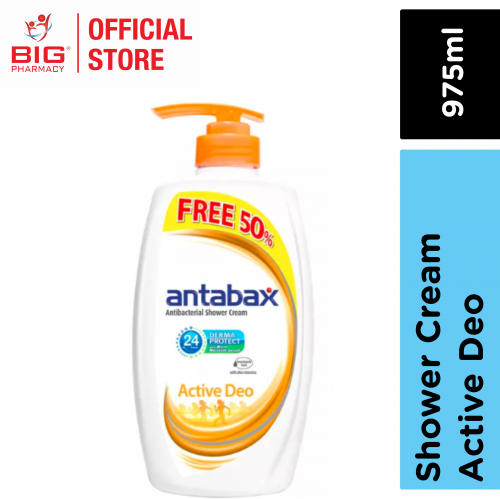 Antabax Shower Cream 975ml Active Deo