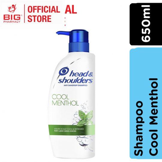 Head & Shoulder Shampoo Cool Menthol 650ml