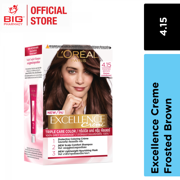 LOREAL EXC 4.15 FROSTED BROWN