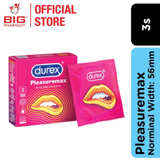 Durex Condom Pleasuremax 3s