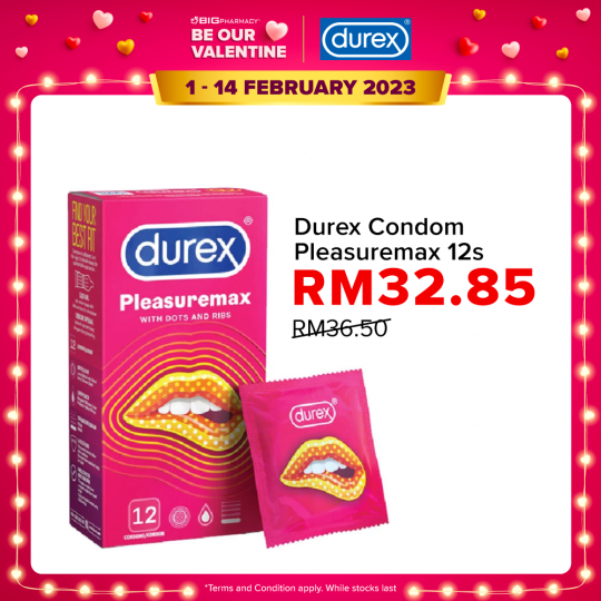 Durex Condom Pleasuremax 12s