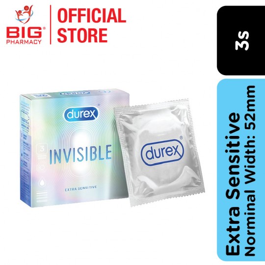 Durex Invisible Extra sensitive 3s