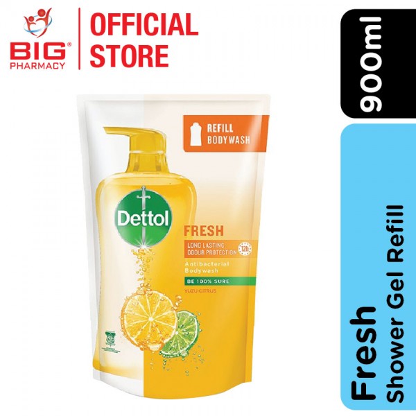 Dettol Shower Gel 850ml Fresh (Value Refill)