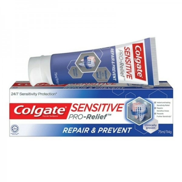 Colgate T/Paste Sensitive Pro-Relief 114g Repair & Prevent