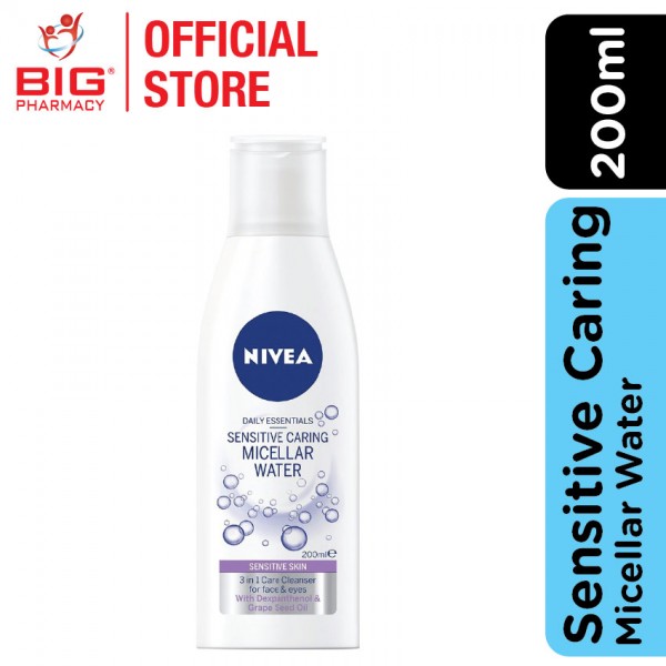 Nivea Sensitive Caring Micellar Water 200ml(EXP :  1/3/2023)
