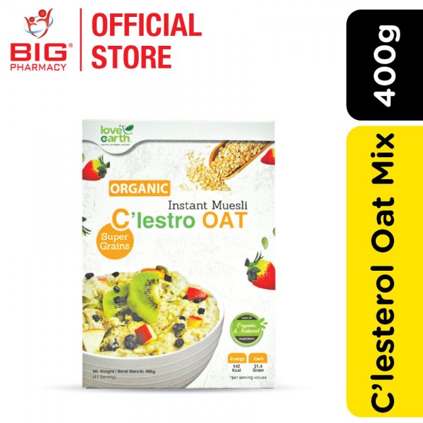 Love Earth Clesterol Oat Mix 400g(EXP :  1/12/2022)