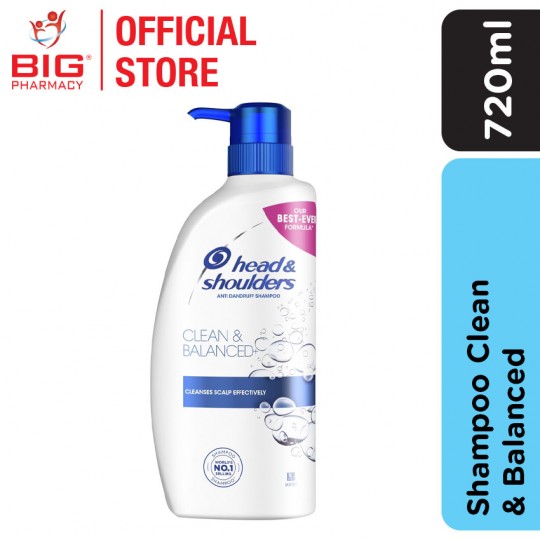 Head & Shoulder Shampoo Clean & Balanced 720ml
