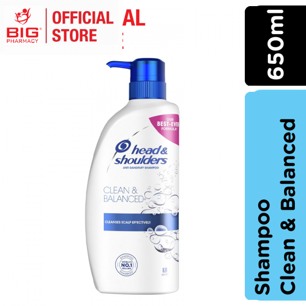 Head & Shoulder Shampoo Clean & Balanced 650ml
