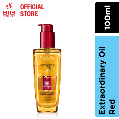 LOREAL EXTRAORDINARY OIL (COLORED HAIR) 100ML -RED
