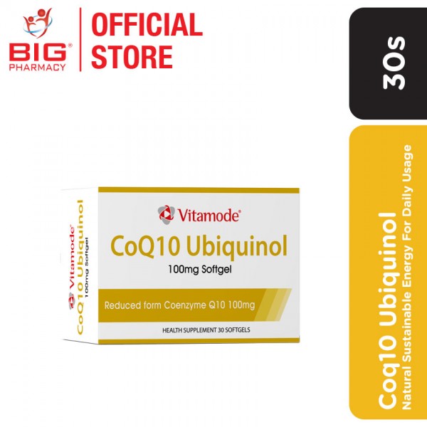Vitamode Coq10 Ubiquinol 100mg 30s