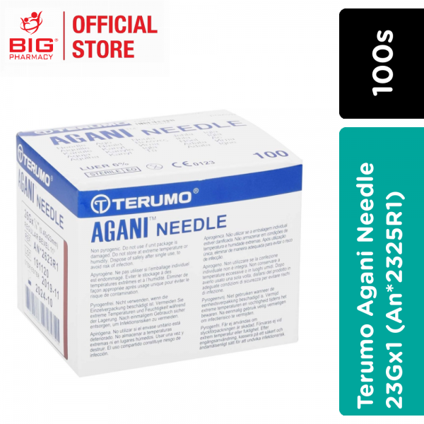 Terumo Agani Needle 23Gx1 (An*2325R1) 100S