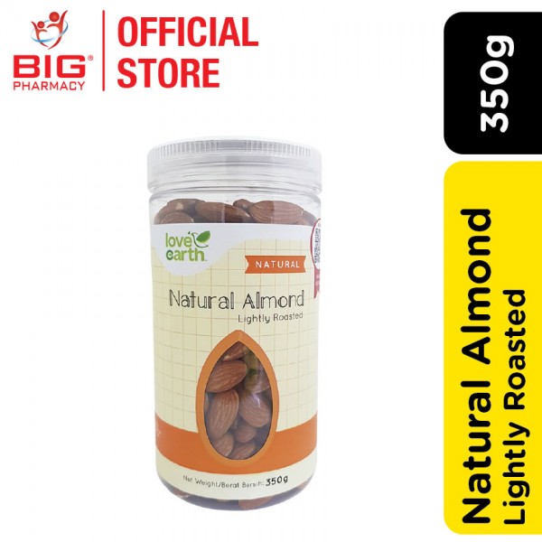 Love Earth Natural Raw Almond 350g